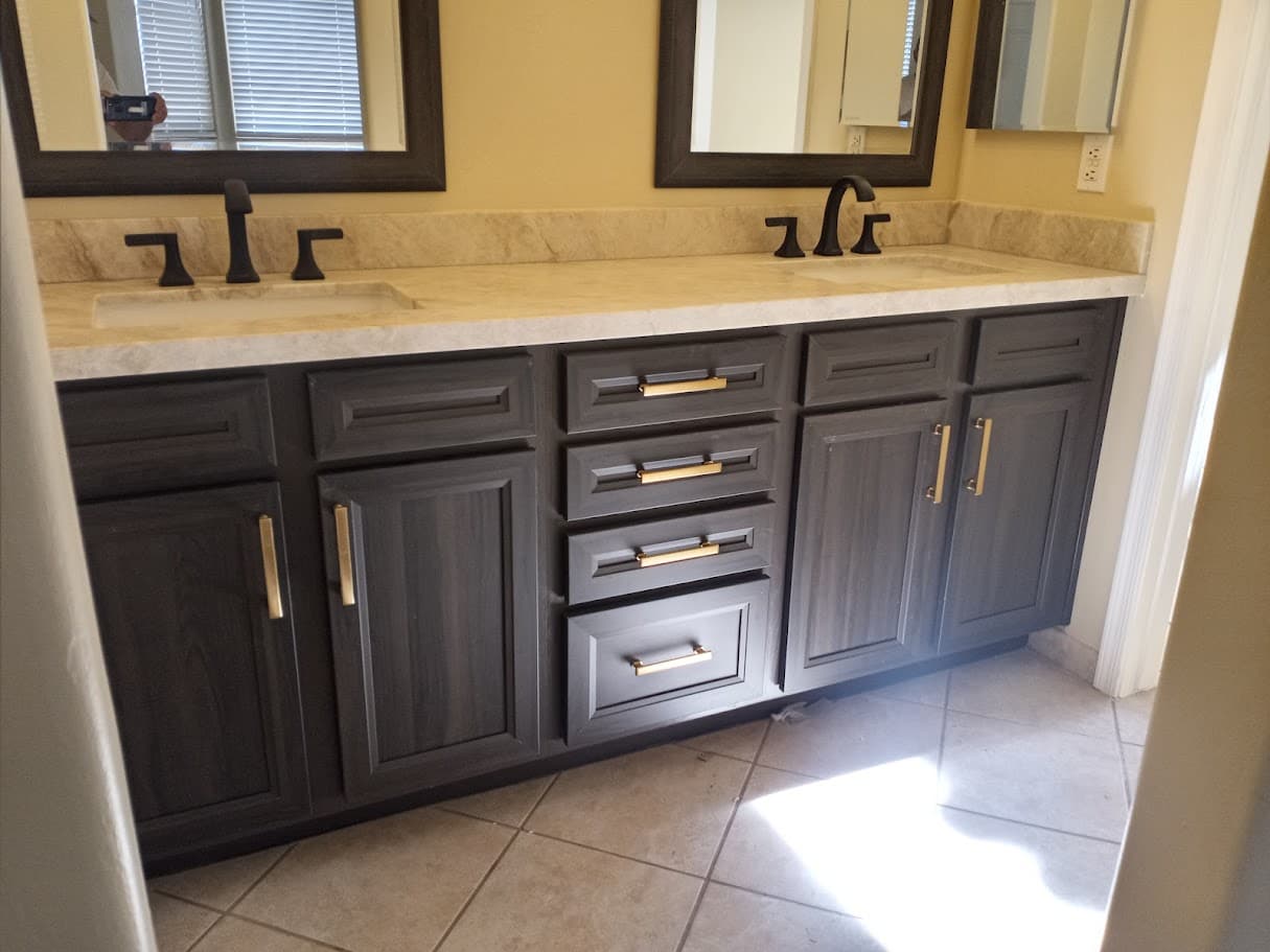 After cabinet refacing in Scottsdale near DC Ranch