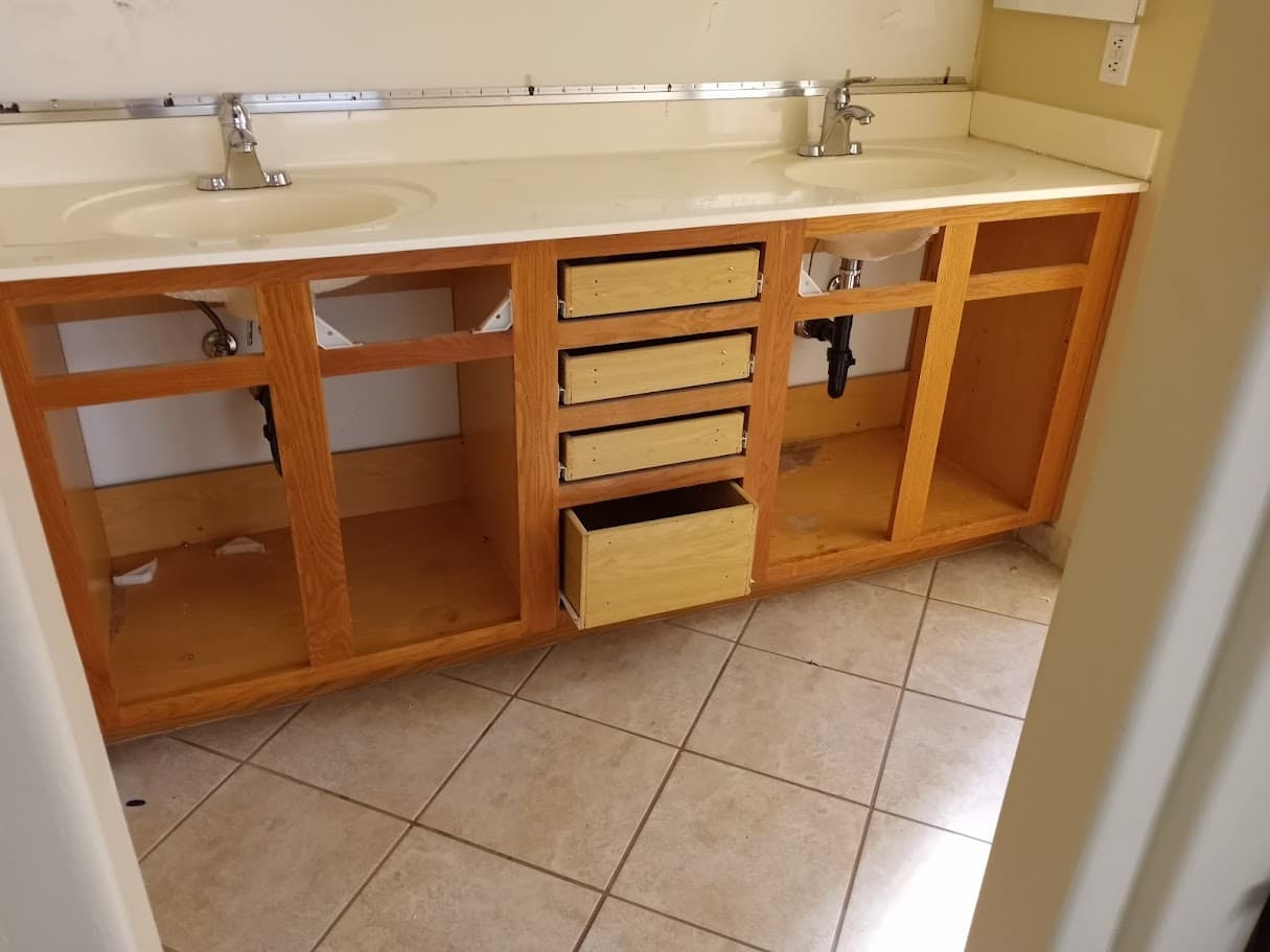 Before cabinet refacing in Scottsdale near DC Ranch