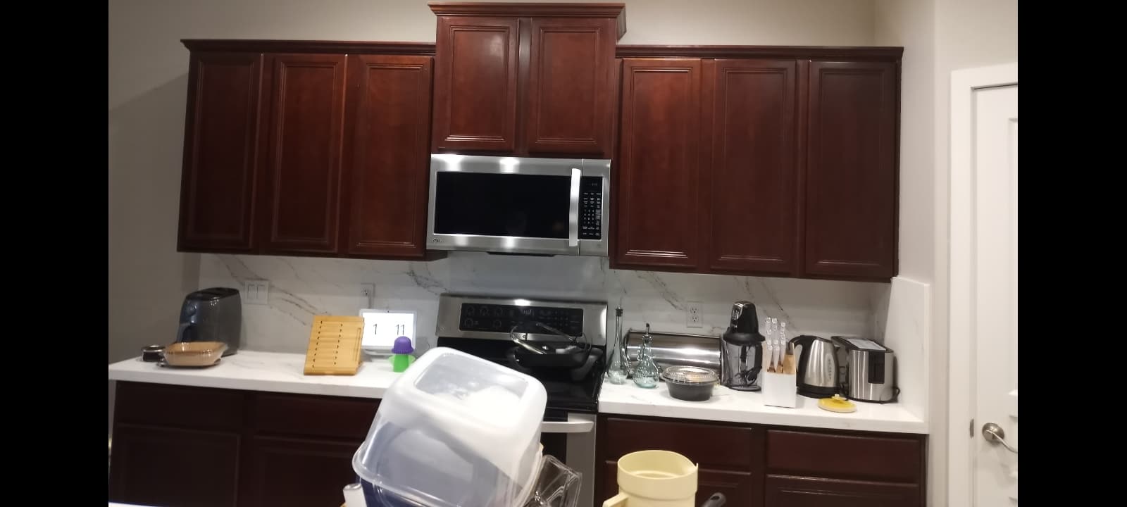 Before cabinet refacing in Tempe near Maple-Ash